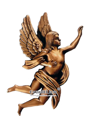 Ангел для надмогильного памятника 17х9,5x1,5 см., арт.: 2058i