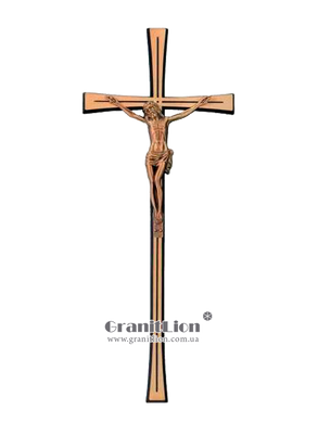 Krzyż z krucyfiksem na pomnik, 40х16х3 cm.