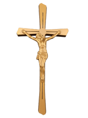 Крест с распятием для памятника, бронза, 29х13,5 см., арт.: 8011510