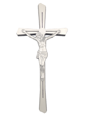 Крест с распятием для памятника, серый, 29х13,5 см., арт.: 8011511