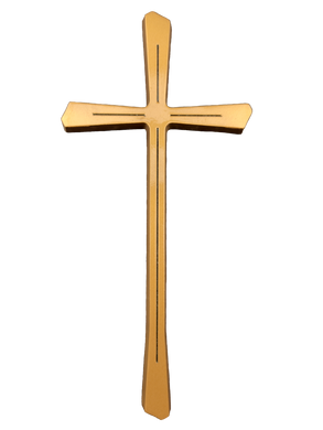 Krzyż na pomnik, brązowy, 29х13,5 cm.