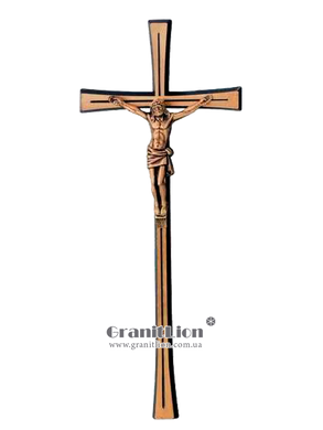 Krzyż z krucyfiksem na pomnik, 25х10х2,5 cm.