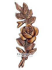 Роза для надмогильного памятника 12х4x1 см., арт.: 1510d