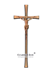 Krzyż z krucyfiksem na pomnik, 40х16х3 cm.